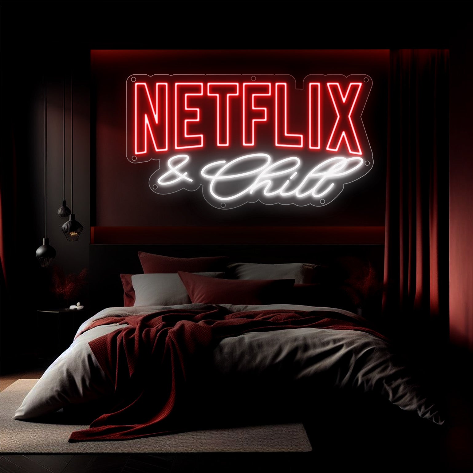 Netflix and Chill Neon