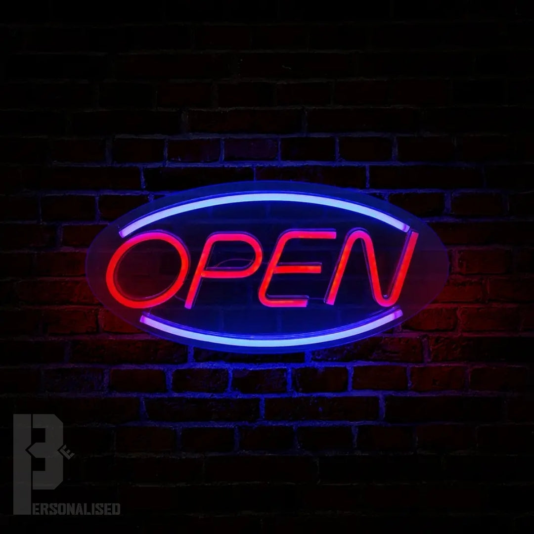 Open Business Shop Salon Cafe Led Neon Sign