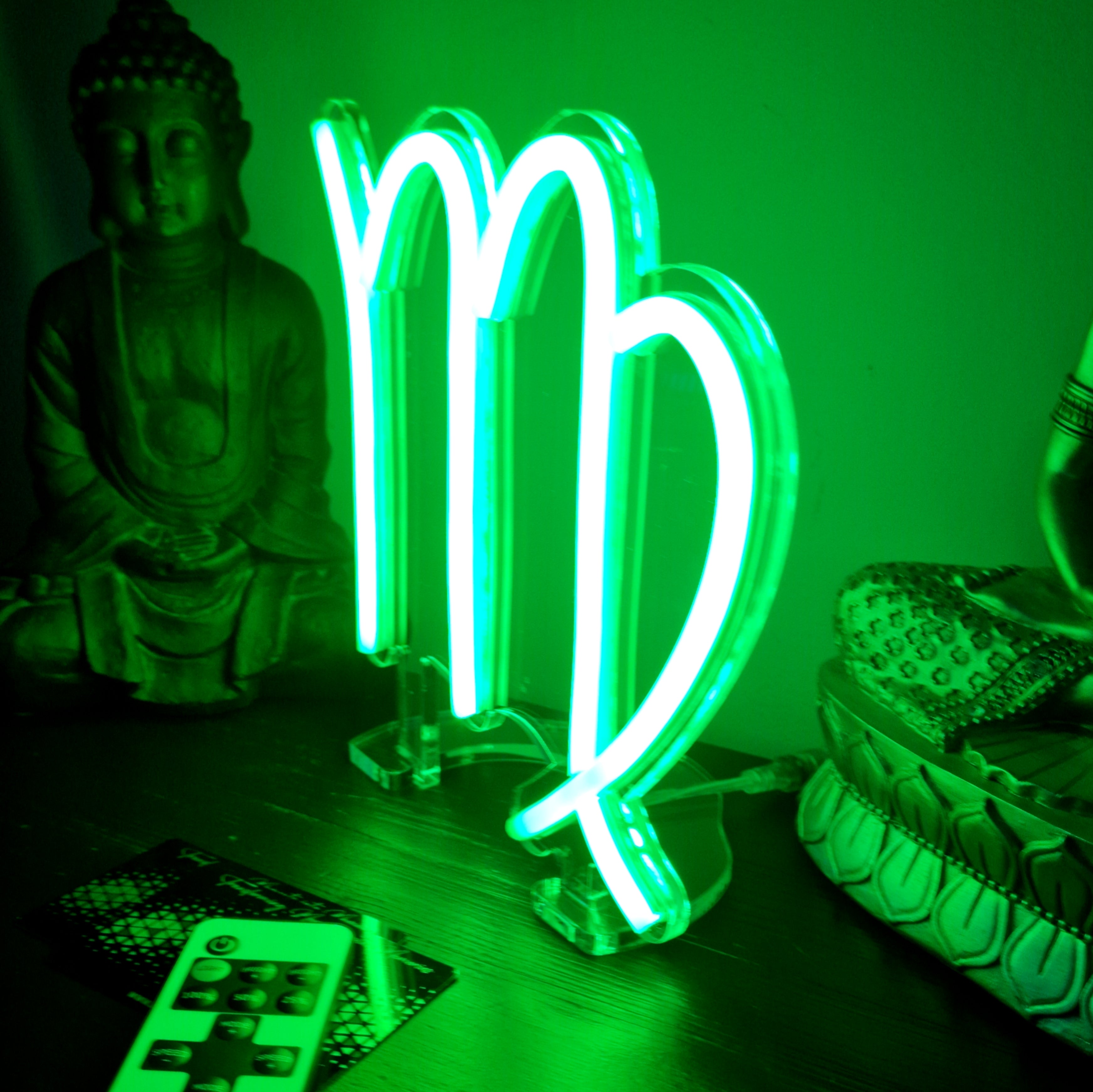 Virgo โ Neon Zodiac Star Sign - (August 23 - September 22)