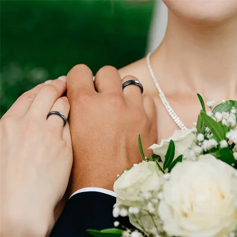 Tungsten Carbide Wedding Rings – Unleash the Future of Love - Grey