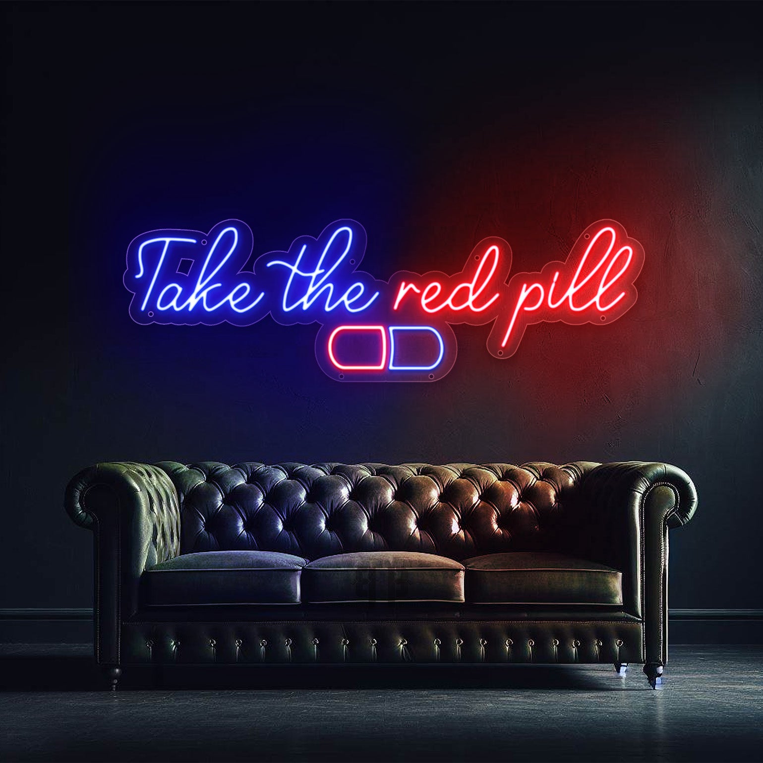 Red Pill Small Pill Neon Sign