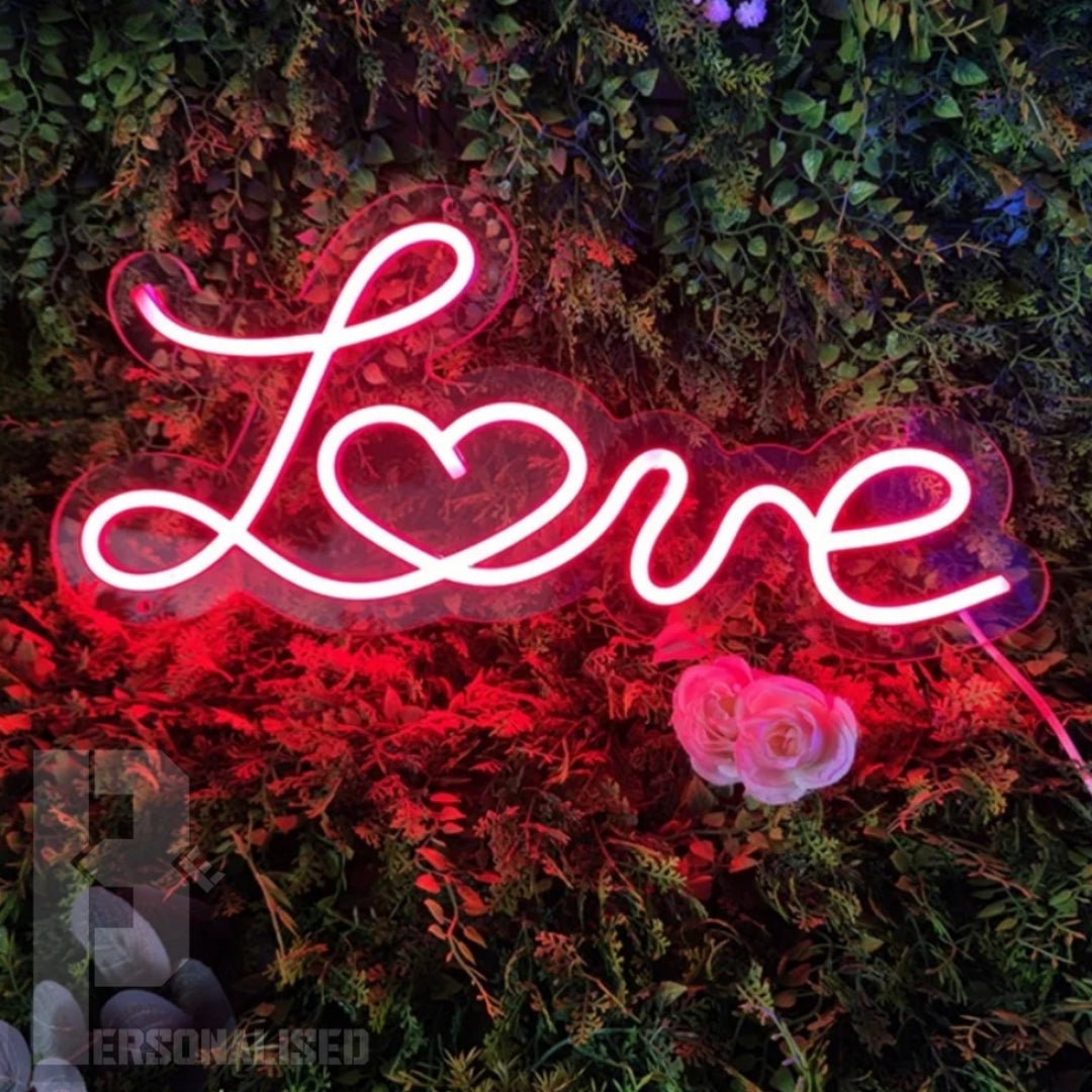 Love Heart Baby Wedding Led Neon Sign