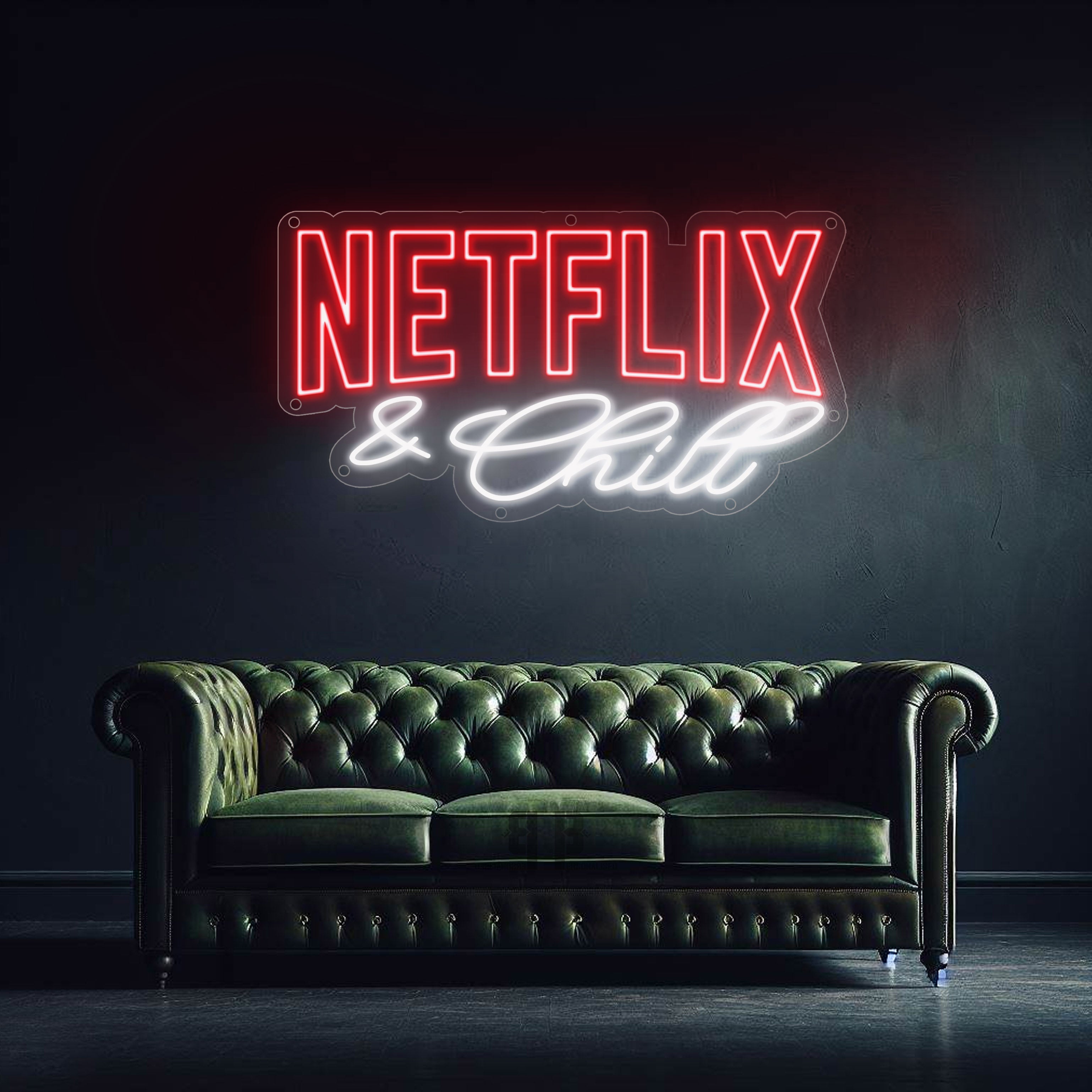 Netflix and Chill Neon