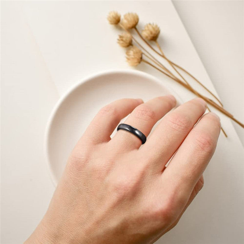 Tungsten Carbide Wedding Rings – Unleash the Future of Love - Black