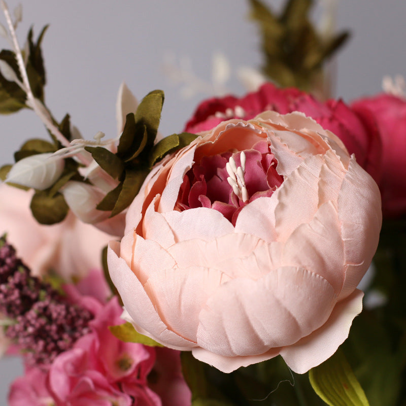 Peony Bouquet Vintage Wedding Flowers: Chic Blush